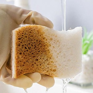 Natural Sponges for Dishes 12 Pack,Keep Soap Biodegradable Kitchen Sponge,