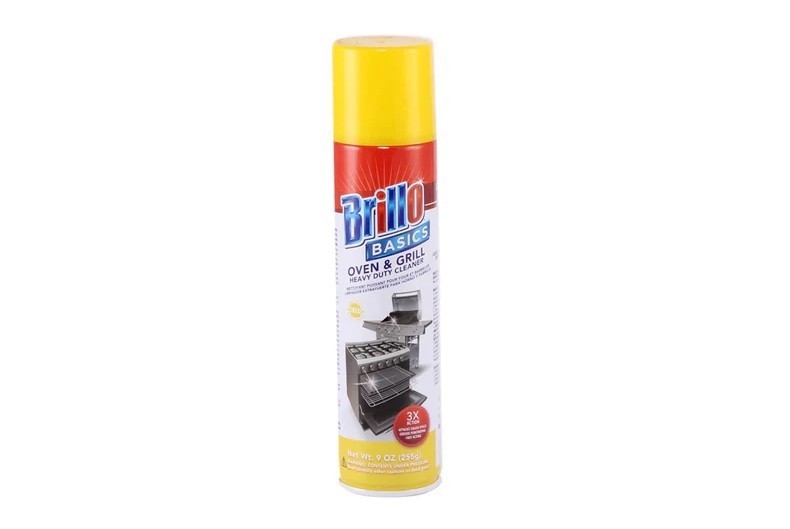 Brillo Oven & Grill Cleaner (2x 12oz) + Sponge Set | 3-Piece Heavy Duty Cleaning