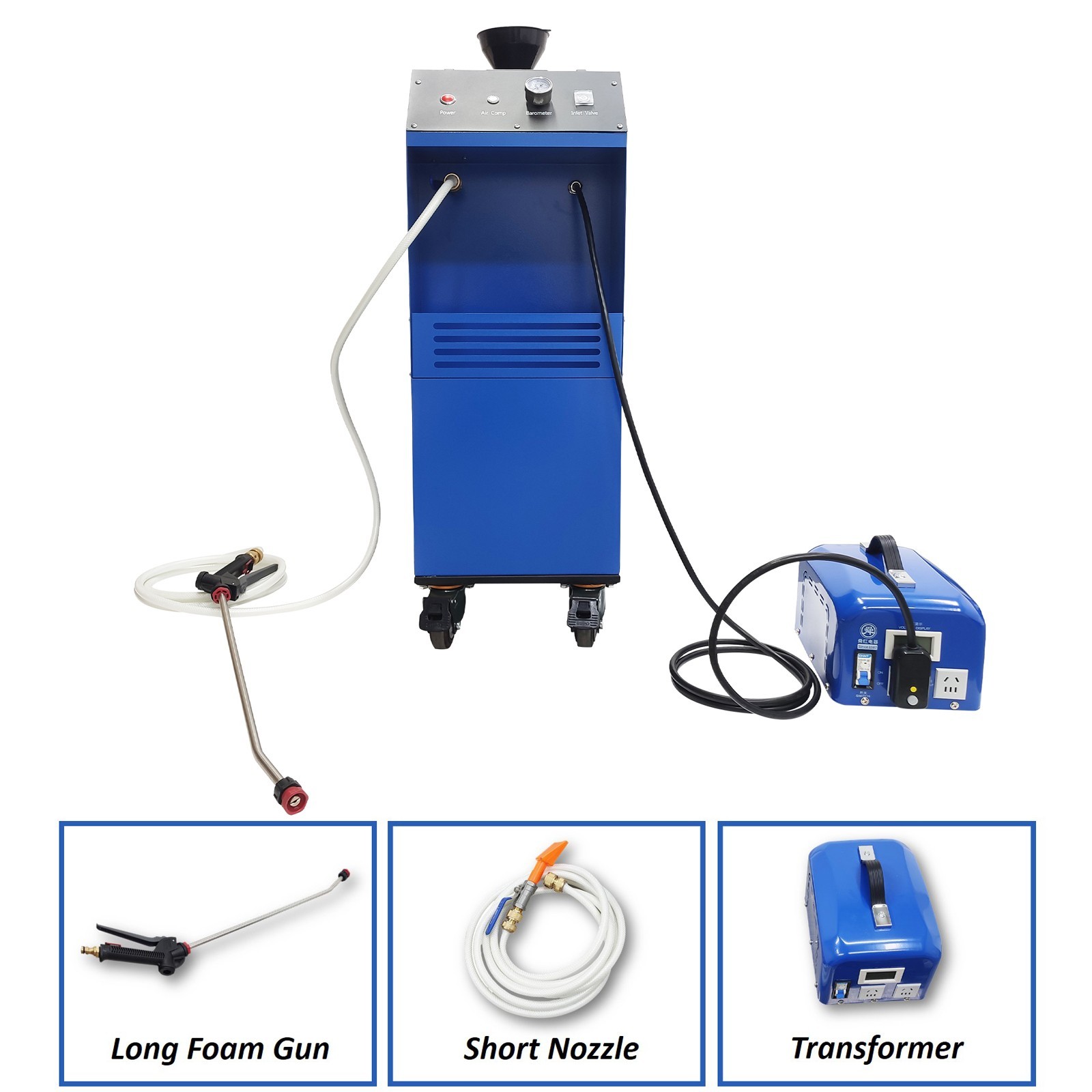 220V/110V Kitchen Range Hood Heavy Oil Stain Cleaning Machine Foam Generator