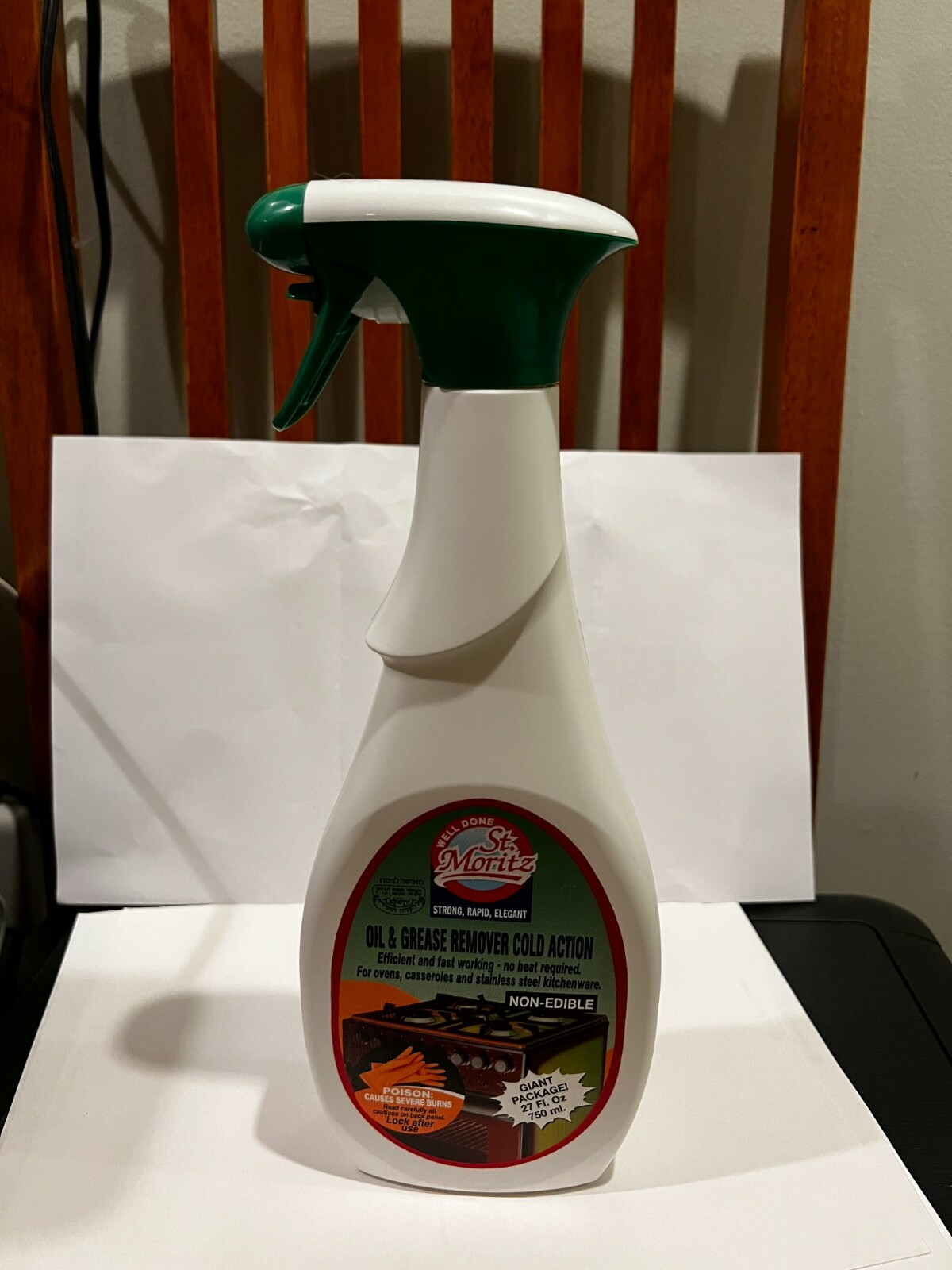 Well Done kosher-passover St.Moritz Oven Cleaner 27Oz(750Ml) Cold Action