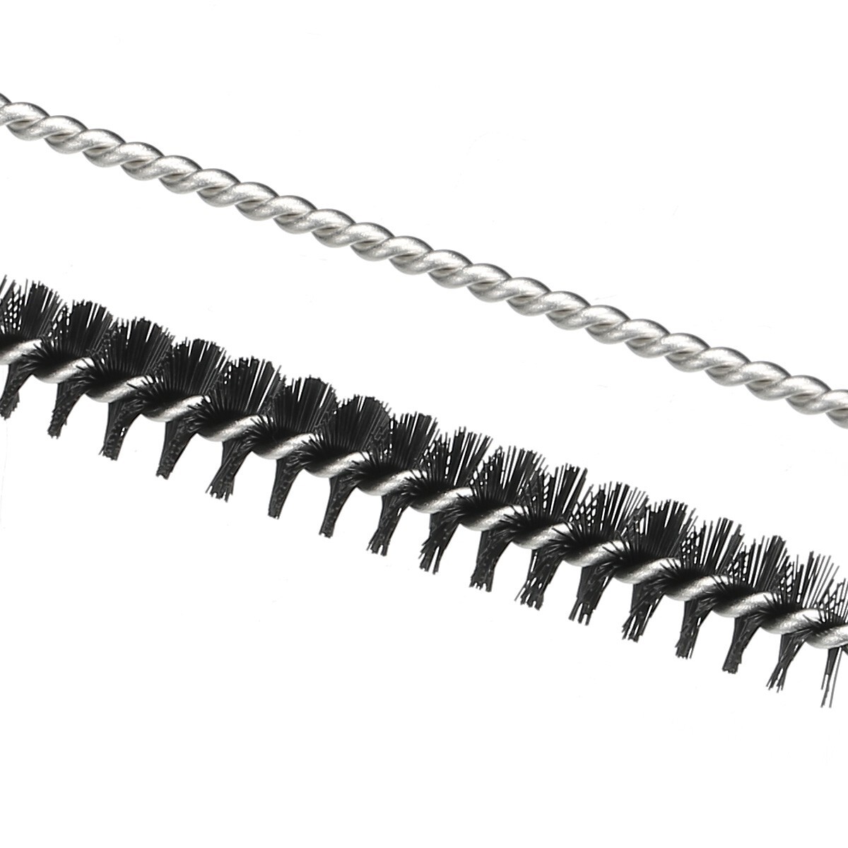 10-Pack Nylon Straw Cleaning Brushes–Stainless Steel Wire Drink Pipe Cleaner Kit