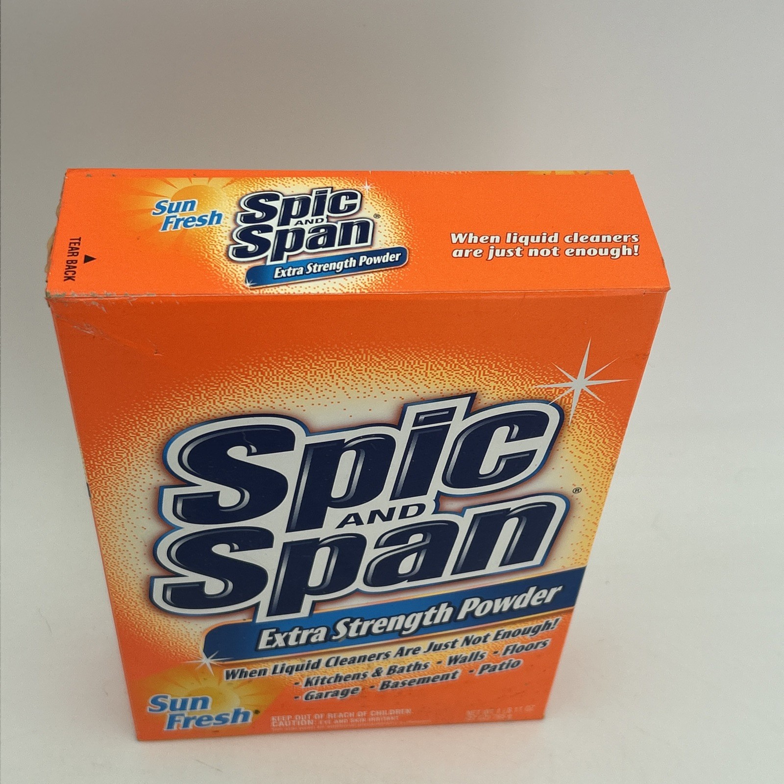 Spic and Span Extra Strength Powder SUN FRESH 27oz Each Box