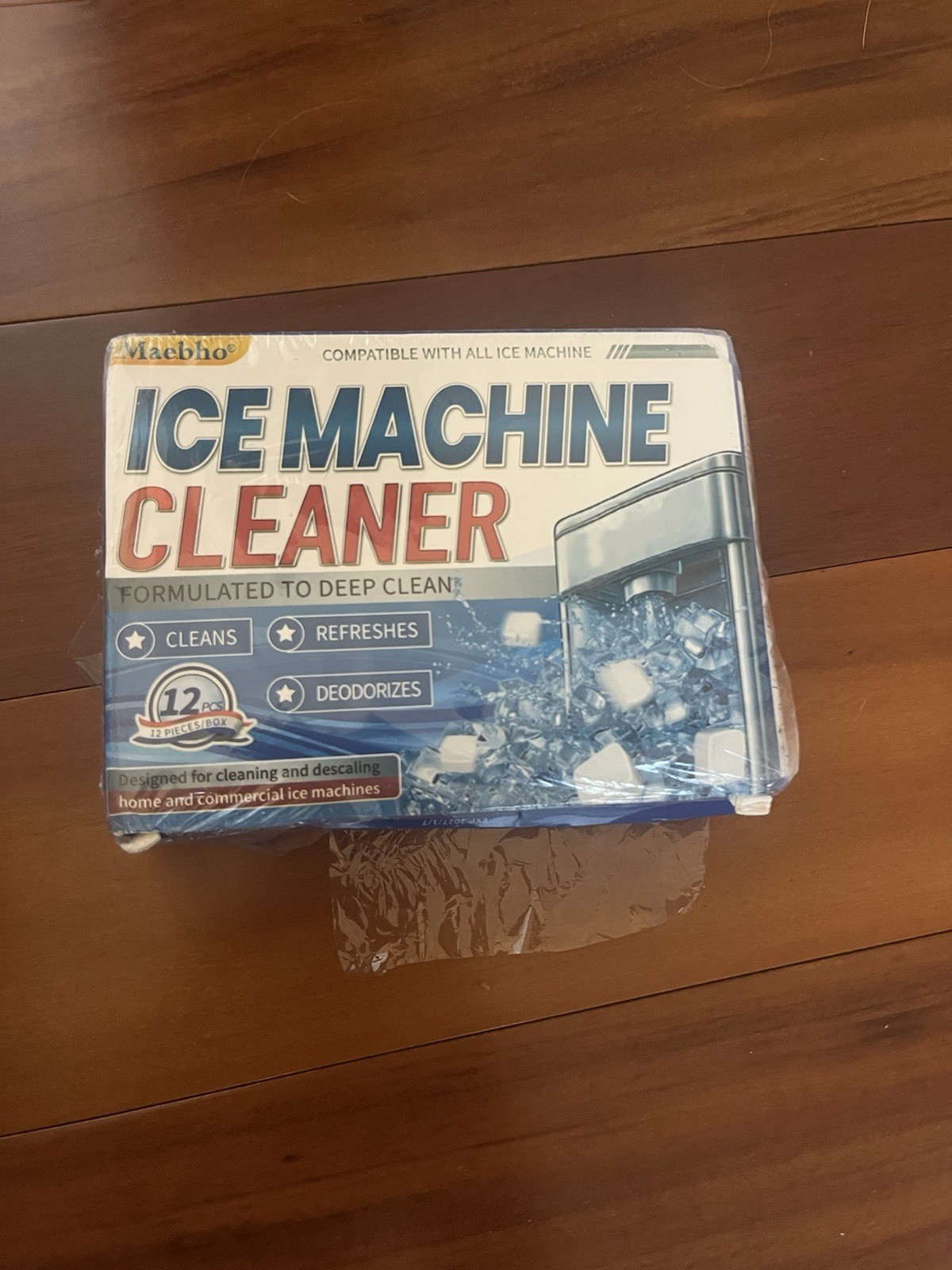 Ice Machine Cleaner 12 Pieces Clean Tablets open box Exp 2027