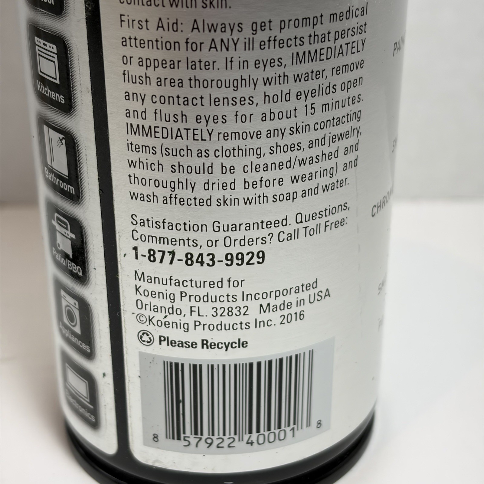 Koenig Spray Polish Multi-Surface Cleaner and Polish (17oz cans) Set of 2
