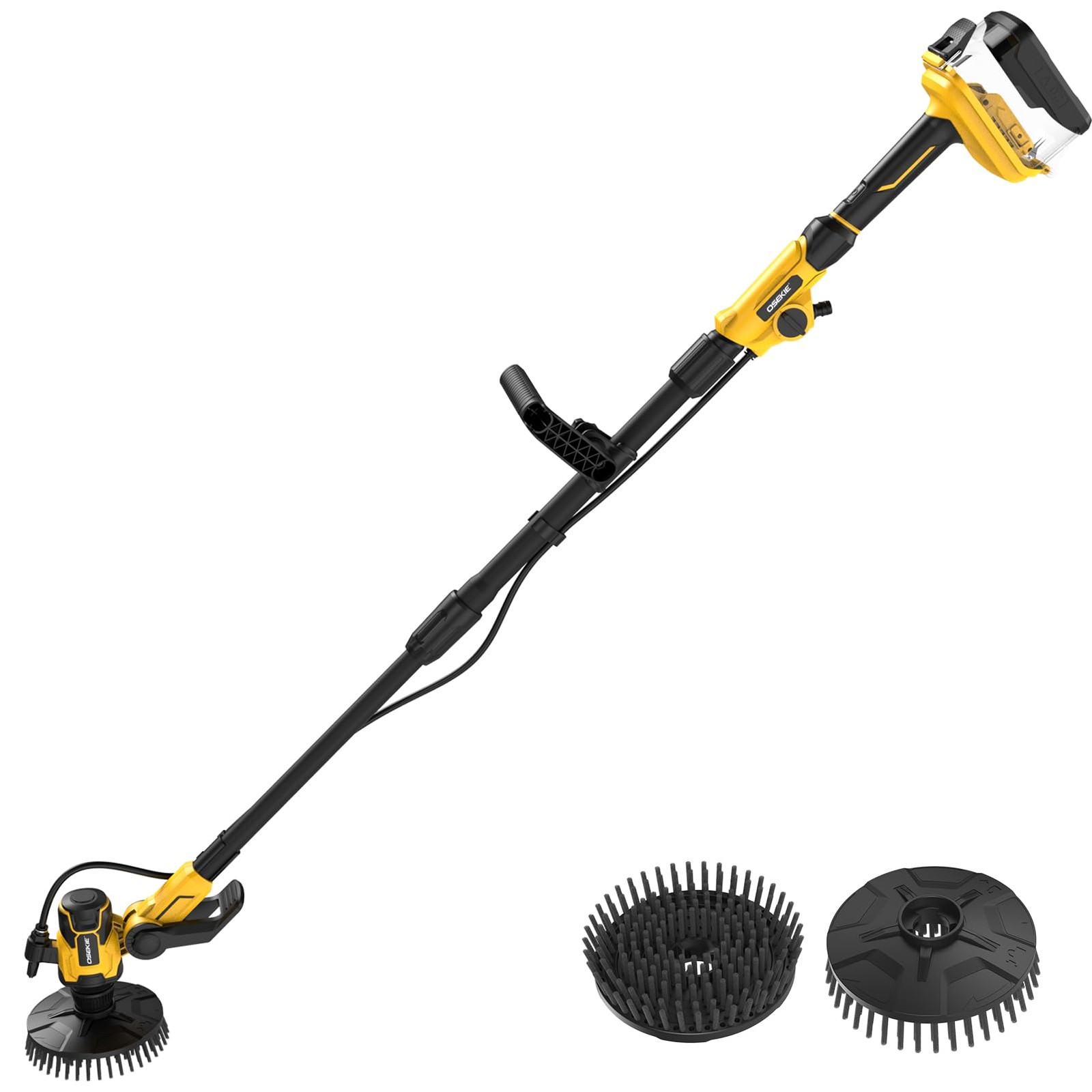 6″ Brushless Cordless Power Spin Scrubber with DeWalt 20V Max (Tool Only), 2-…