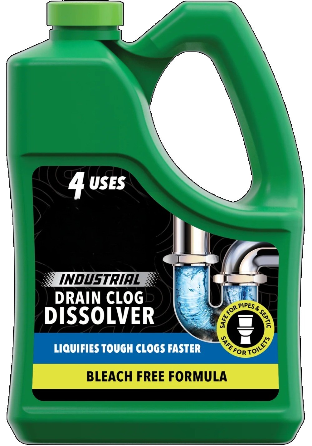 Industrial Strength Drain Clog Remover & Cleaner Liquid Gel- 64oz, 1 ct