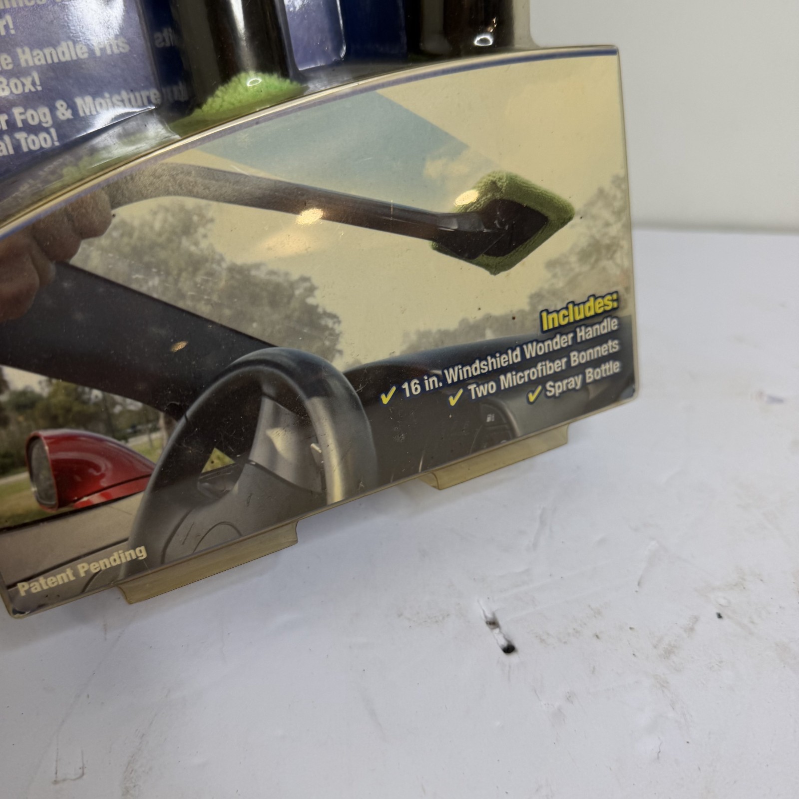 As Seen On TV Windshield Wonder Car Window Cleaning Tool w/ Long Handle New