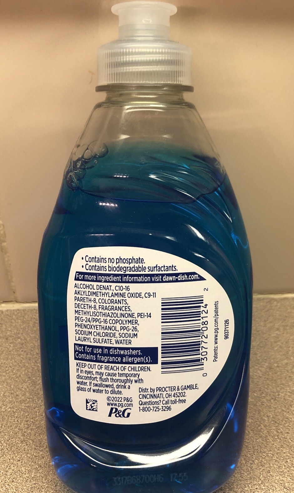 Dawn Dishwashing Ultra Original Liquid Dish Soap Lot Of 2- 221ml 7.5fl Oz NEW