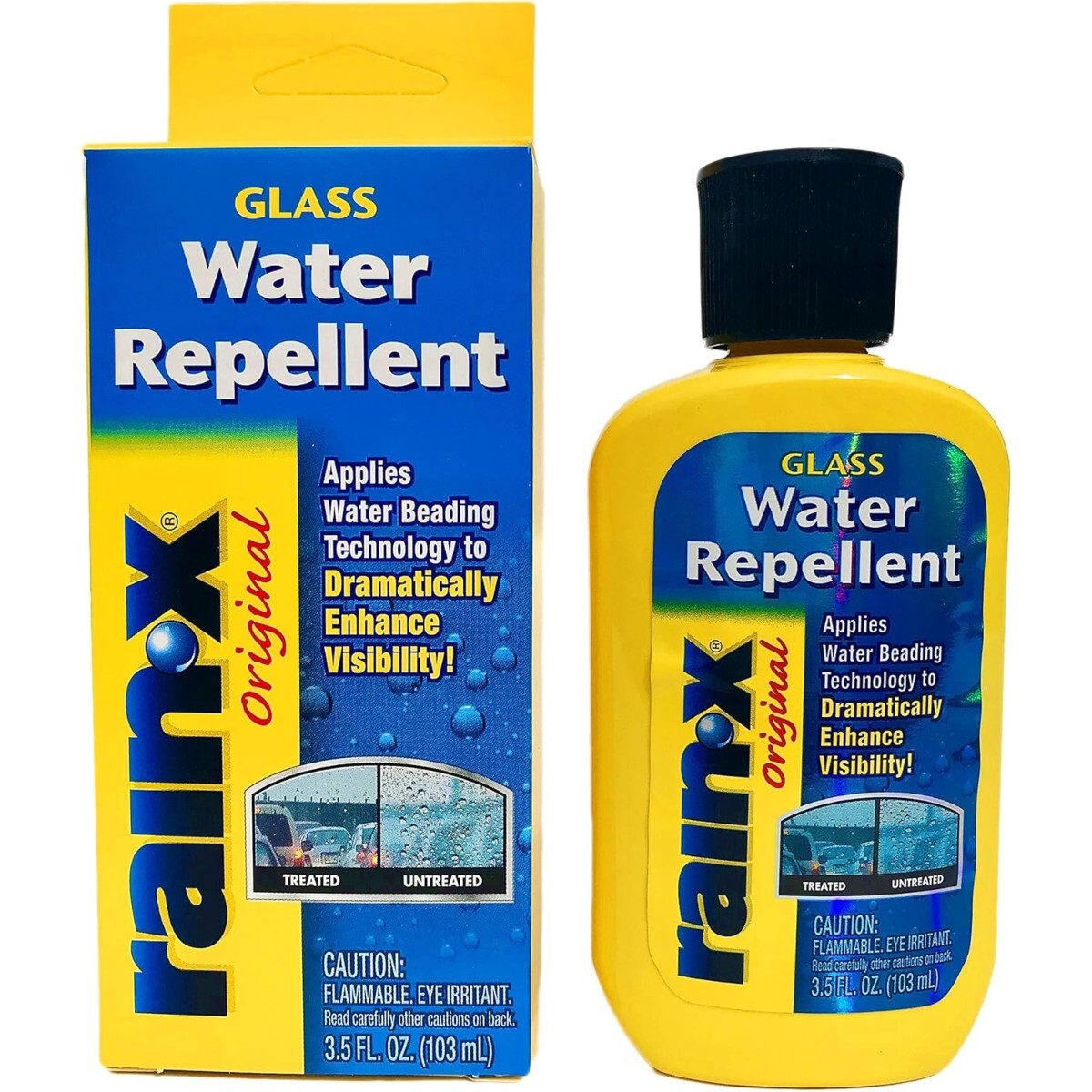 Rain-X Original Glass Treatment for Car Windshield Wet Weather Water Repellent