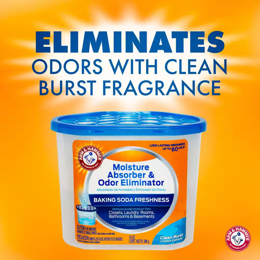 Arm and Hammer 14 oz. Refillable Moisture Absorber Free Shipping