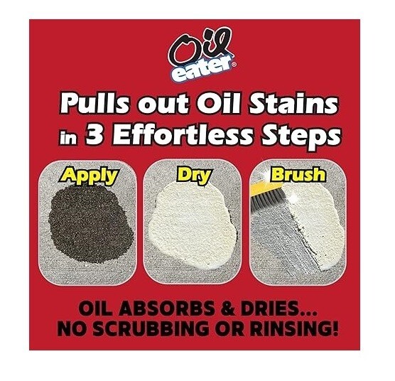 32 Oz Overnight Stain Remover for Cleaning Oil Stains on Concrete, Driveway, Pav
