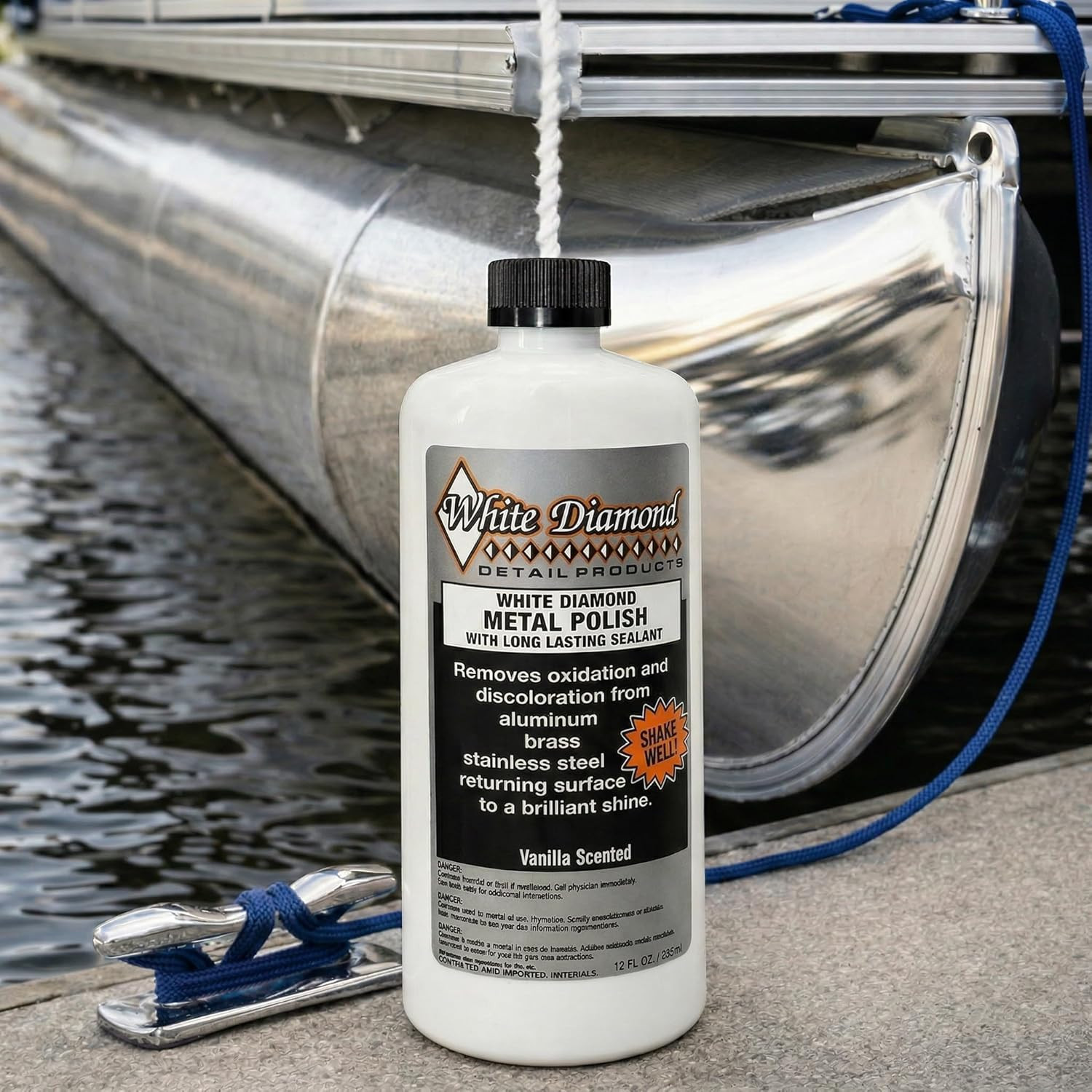Metal Polish with Long Lasting Sealant, 12 Fl Oz Is a Cleaner, Polisher and Prot