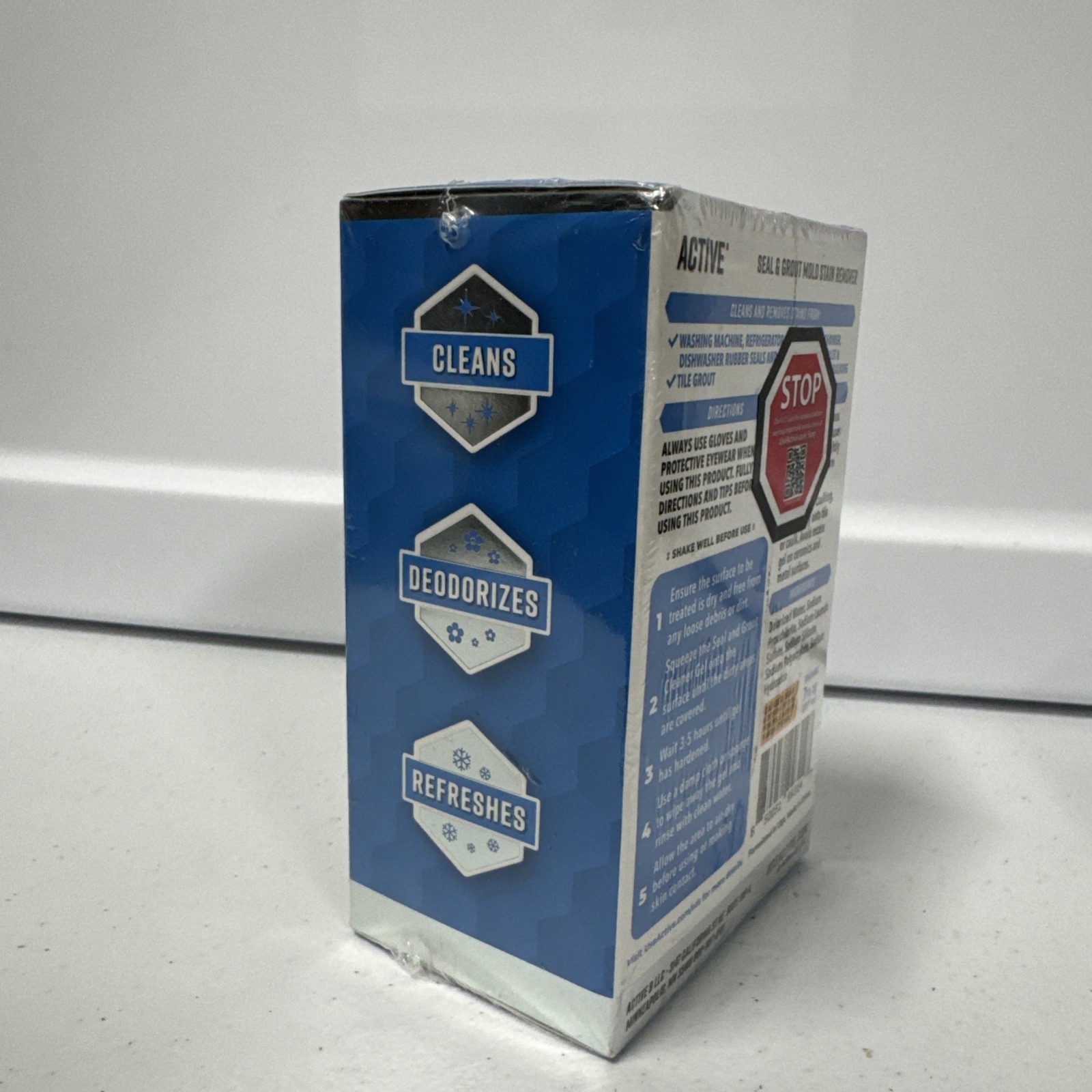 NEW & SEALED – Active Mold Stain Remover Seal Grout Deep Clean 7oz – Deodorizes