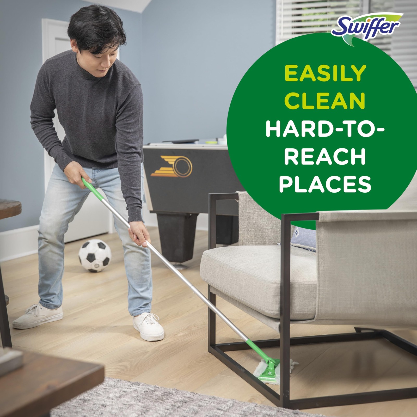 Swiffer Sweep + Mop, Dry Pads Refill, Floor 52 Count (Pack of 1), Multicolor