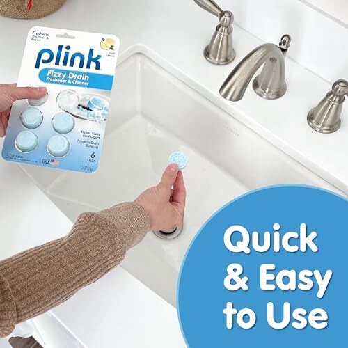 Fizzy Drain Freshener And Cleaner Prevents Clogs And Removes Odors In Household