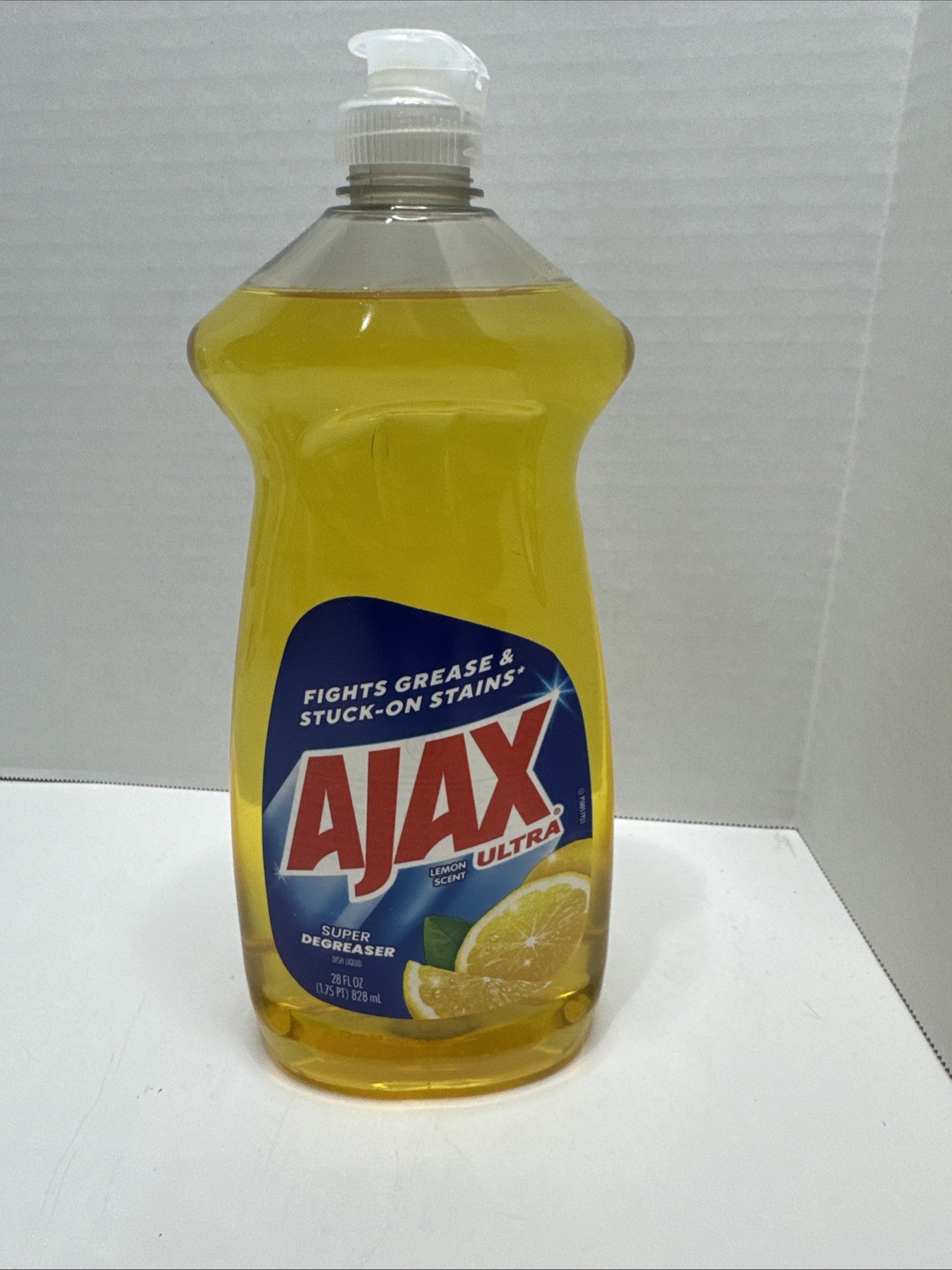 Ajax Super Degreaser Dish Soap Liquid Lemon Scent 28 Fl Oz – Real Citrus Extract
