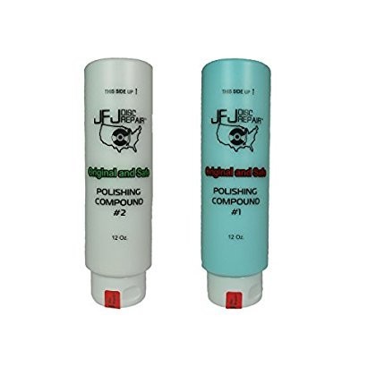Original JFJ Polish Compound Combo Pack 12oz Blue #1 & White #2 (JFJ Easy Pro