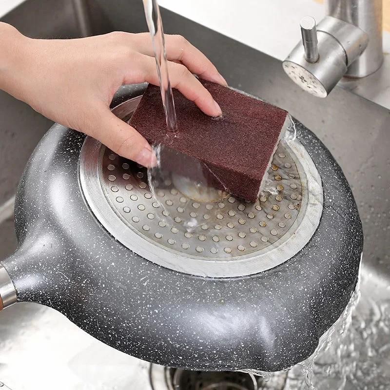 1/10pcs Rust Remove Sponge Carborundum Eraser Household Cleaning Brush Descaling
