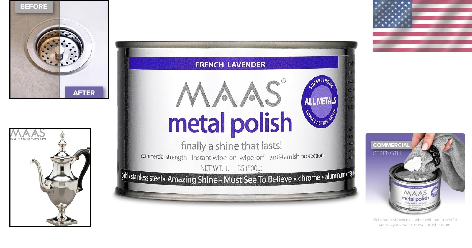 Multi-Metal Cleaner & Tarnish Remover, 1.1lb