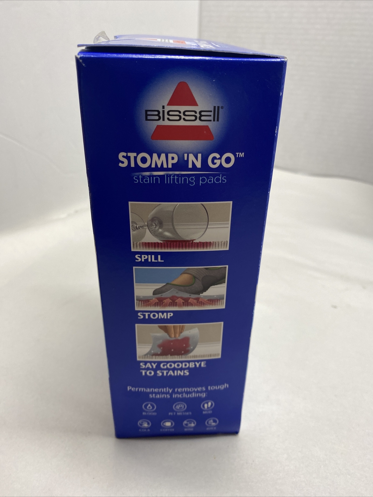 Bissell Stomp ‘N’ Go Stain Lifting Pads Pre-moistened 5 Total Pads NEW