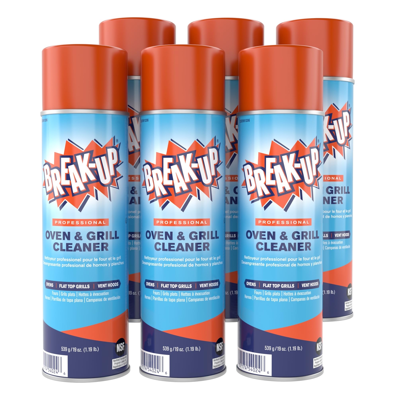 114 Ounce Heavy Duty Cleaner for Commercial Ovens and Grills NSF Kosher