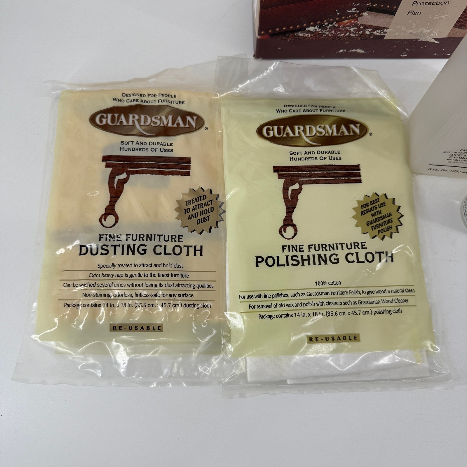 Vintage NOS Guardsman Leather Care Kit Cleaner Conditioner Boxed