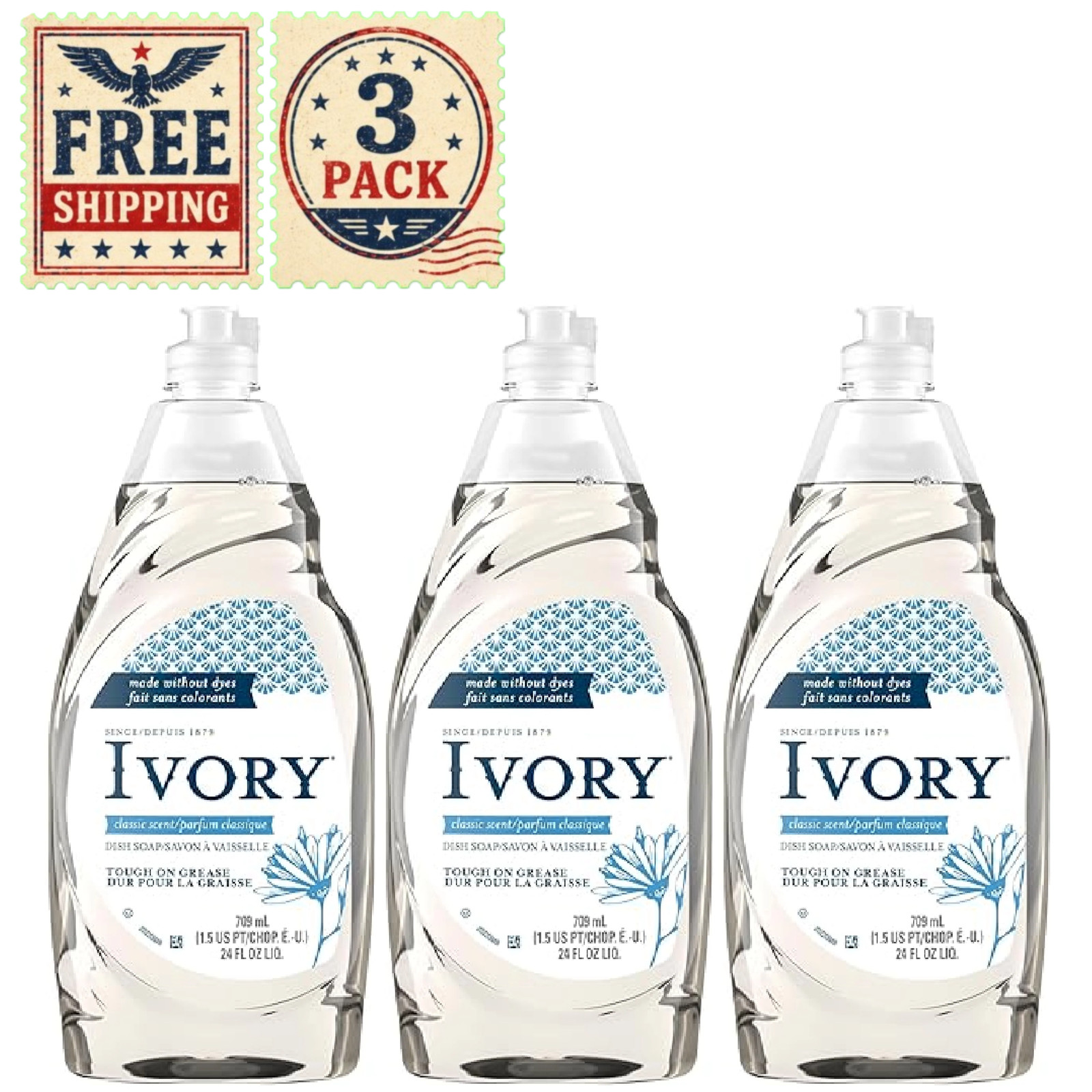 Ivory Dish Soap Original 709 ml