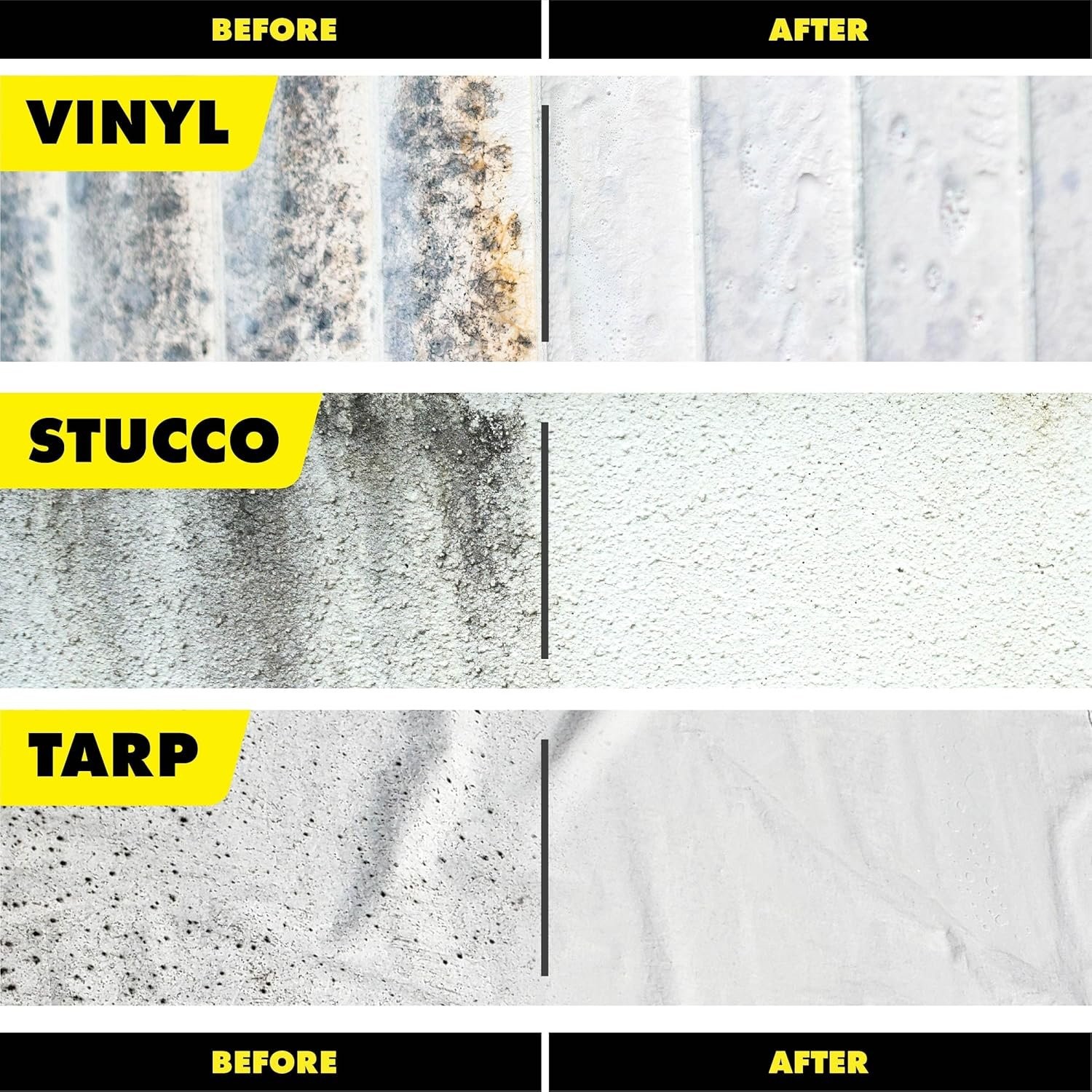 Concentrated Mildew Stain Remover Cleaner for Outdoor Surfaces 22 Fluid Oz