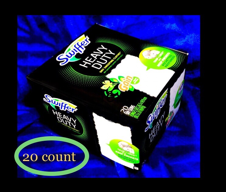 20ct Swiffer Heavy Duty Pet & More 3D Dry Sweeping Pads/cloths Thick W GAIN