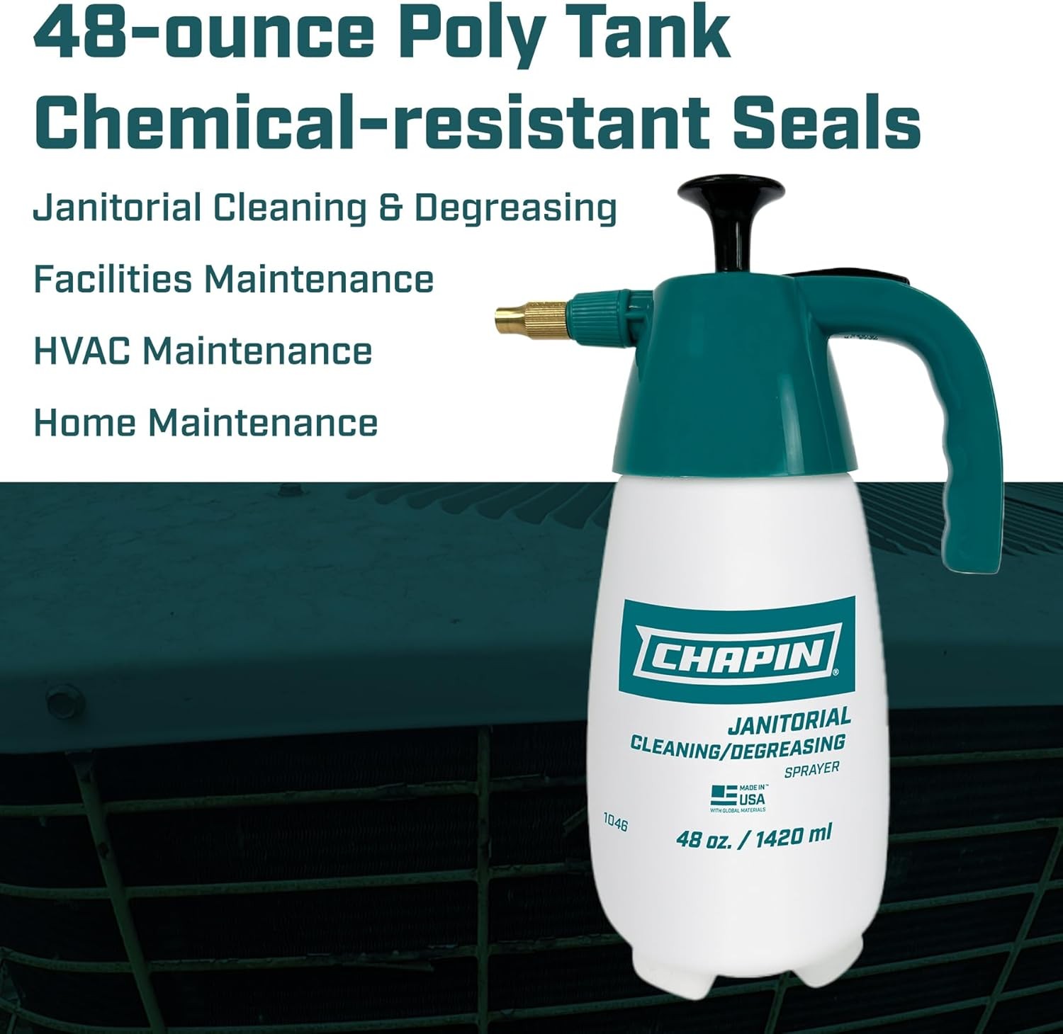 Chapin 1046: 48-Ounce Industrial Cleaner/Degreaser Handheld Pump Sprayer