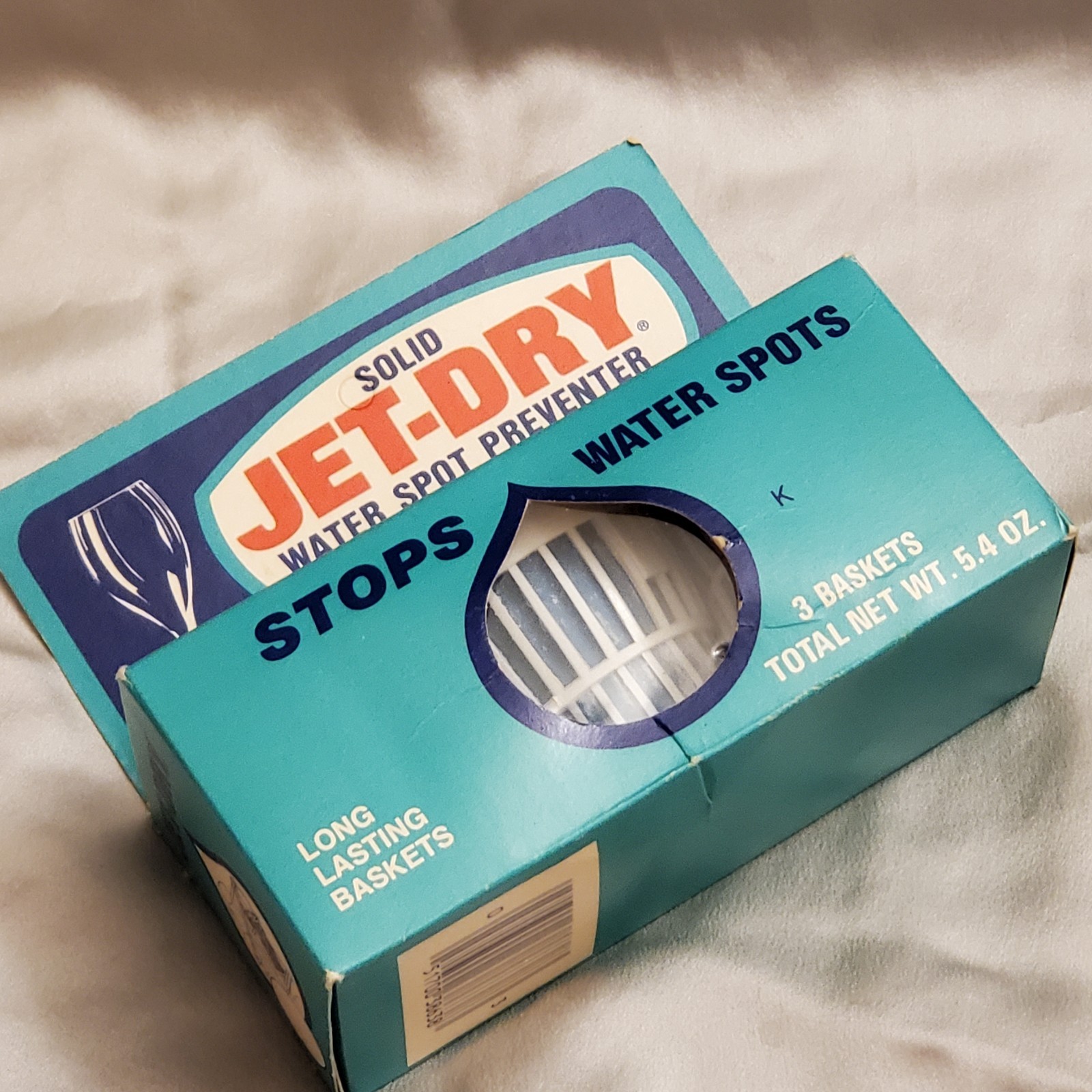 Vintage Jet-Dry Solid Water Spot Preventer 3 PK For Dishwasher NEW NOS SEALED