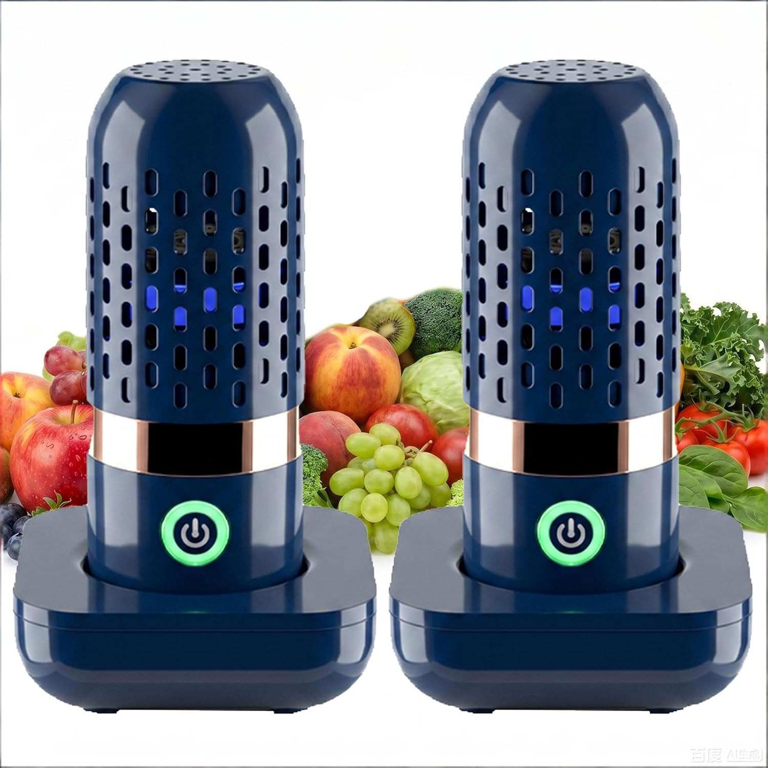 2 Pack Portable Fruit and Vegetable Cleaner Rechargeable Produce Purifier