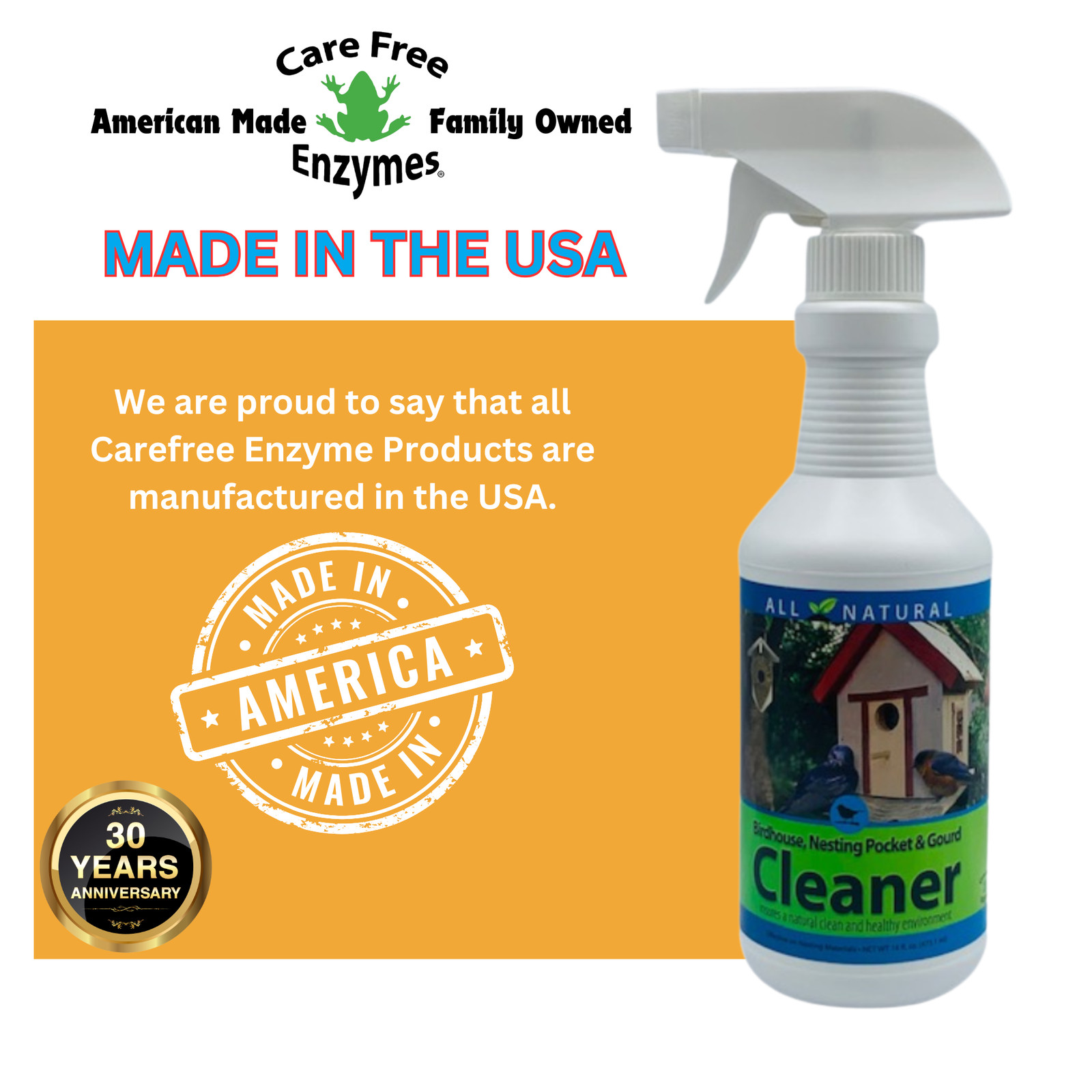 Natural Birdhouse, Gourd & Nesting Pocket Cleaner | Safe for All Nesting Birds |