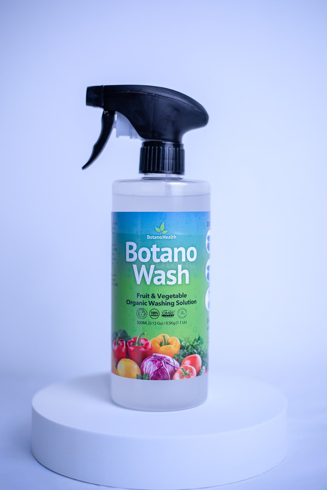 Botano Wash Organic Produce Cleaner Spray | 16.9 oz Ready to Use | BotanoGrow