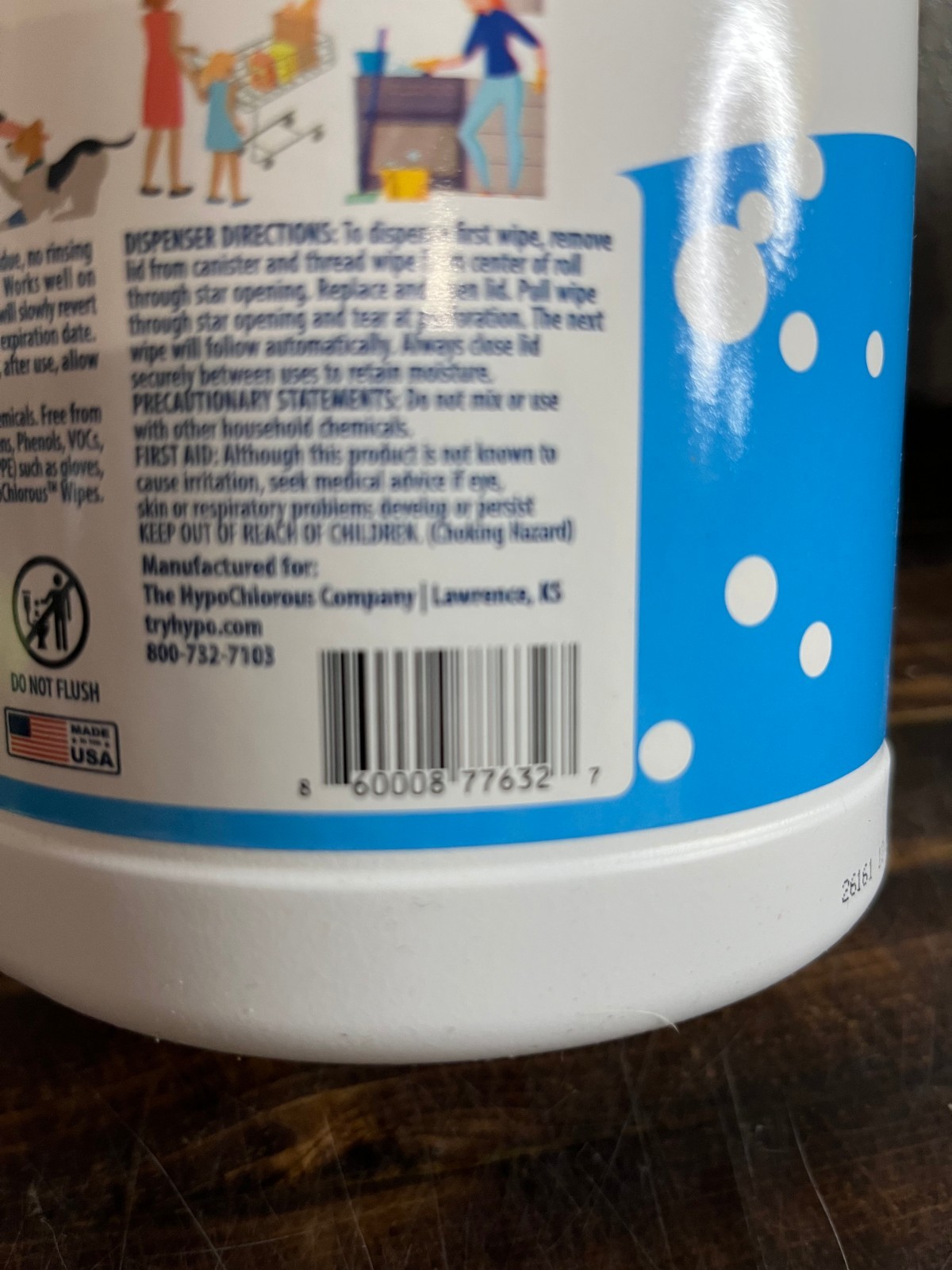 HypoChlorous All in One Wipes Hypoallergenic Cleaner Stain Remover Deodorizer