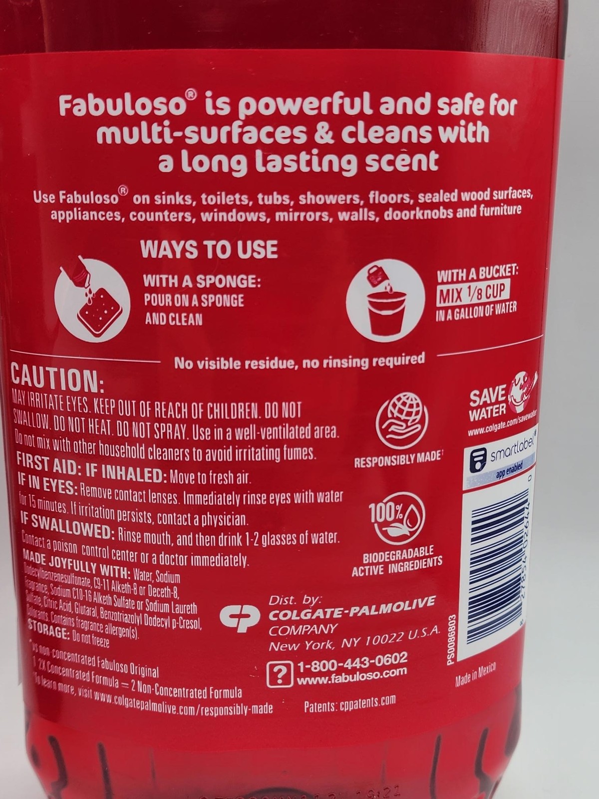 3 Fabuloso Holiday Multi-Purpose Cleaner 2X Concentrated Wild Winter Berries Lot