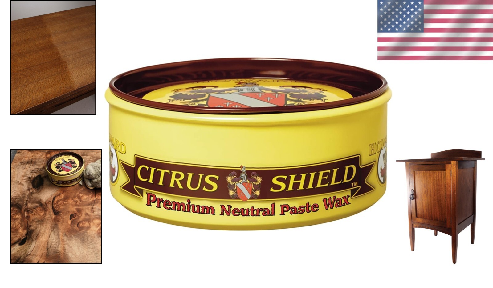 Enhance Your Furniture’s Shine – Howard Citrus Shield Paste Wax, 11 oz Neutral