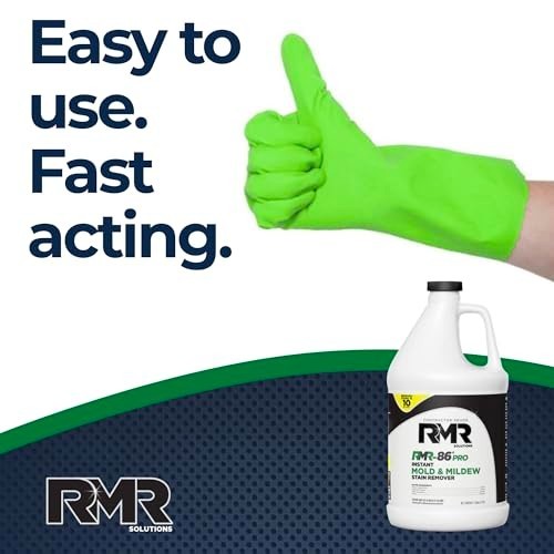 Mold Stain Mildew Remover 1 Gallon Professional Grade for Wood Concrete Drywall