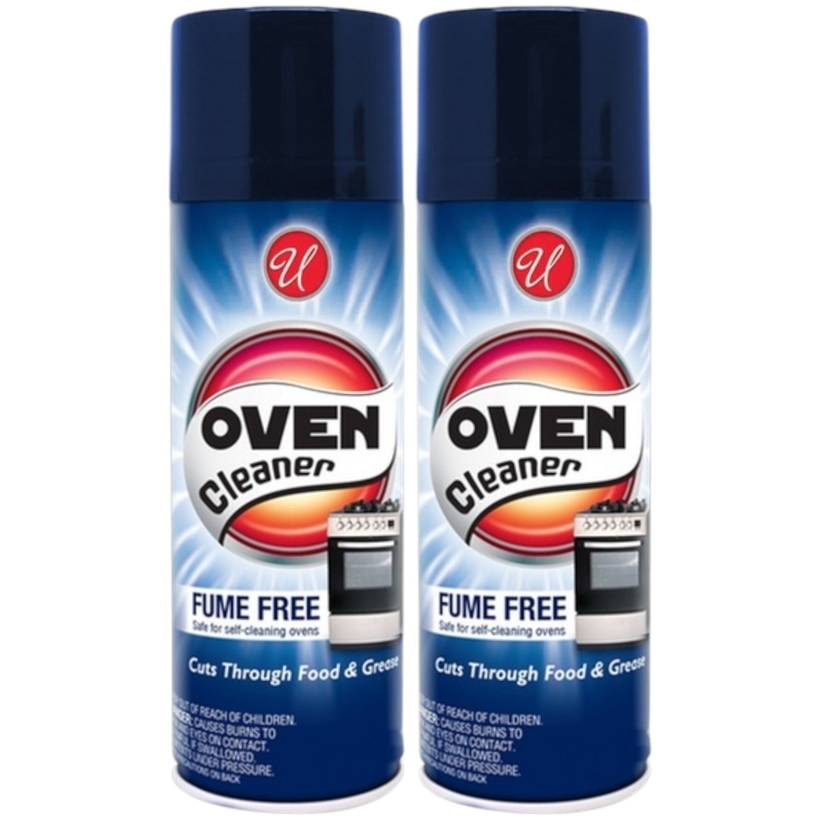 Fume Free Oven Cleaner (Safe for Self-Cleaning Ovens), 12oz. (Pack of 2)
