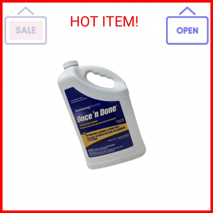 Armstrong 330408 Once ‘N Done Concentrated Floor Cleaner, 1-Gallon