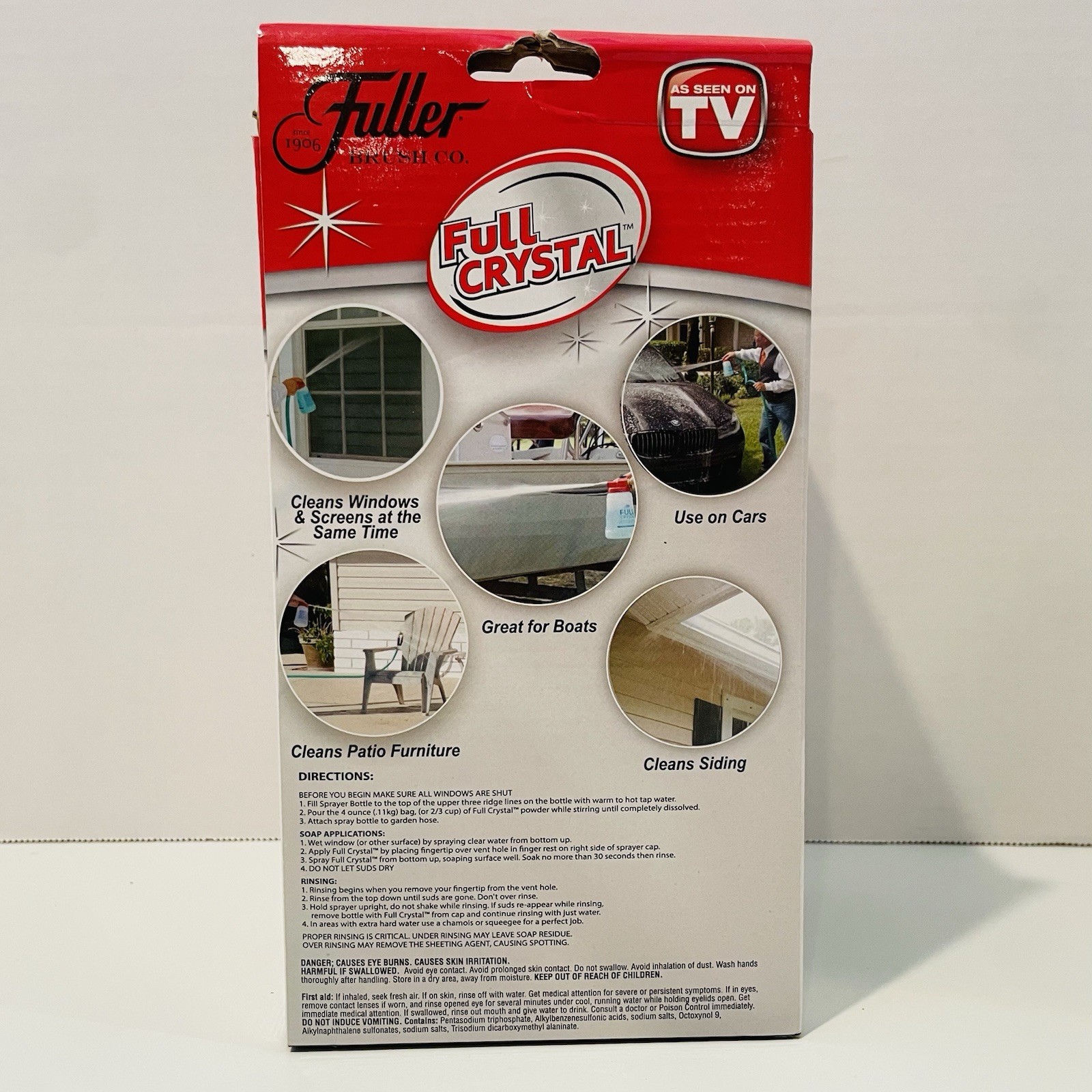 Fuller Brush FBFC-6 Full Crystal Window & Outdoor Surface Cleaner Kit
