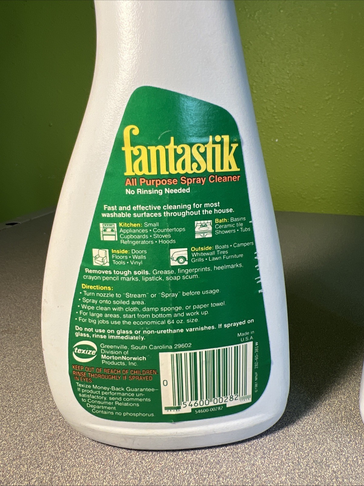VTG 80s 90s Fantastik All Purpose Cleaner Spray New Kitchen Movie Prop