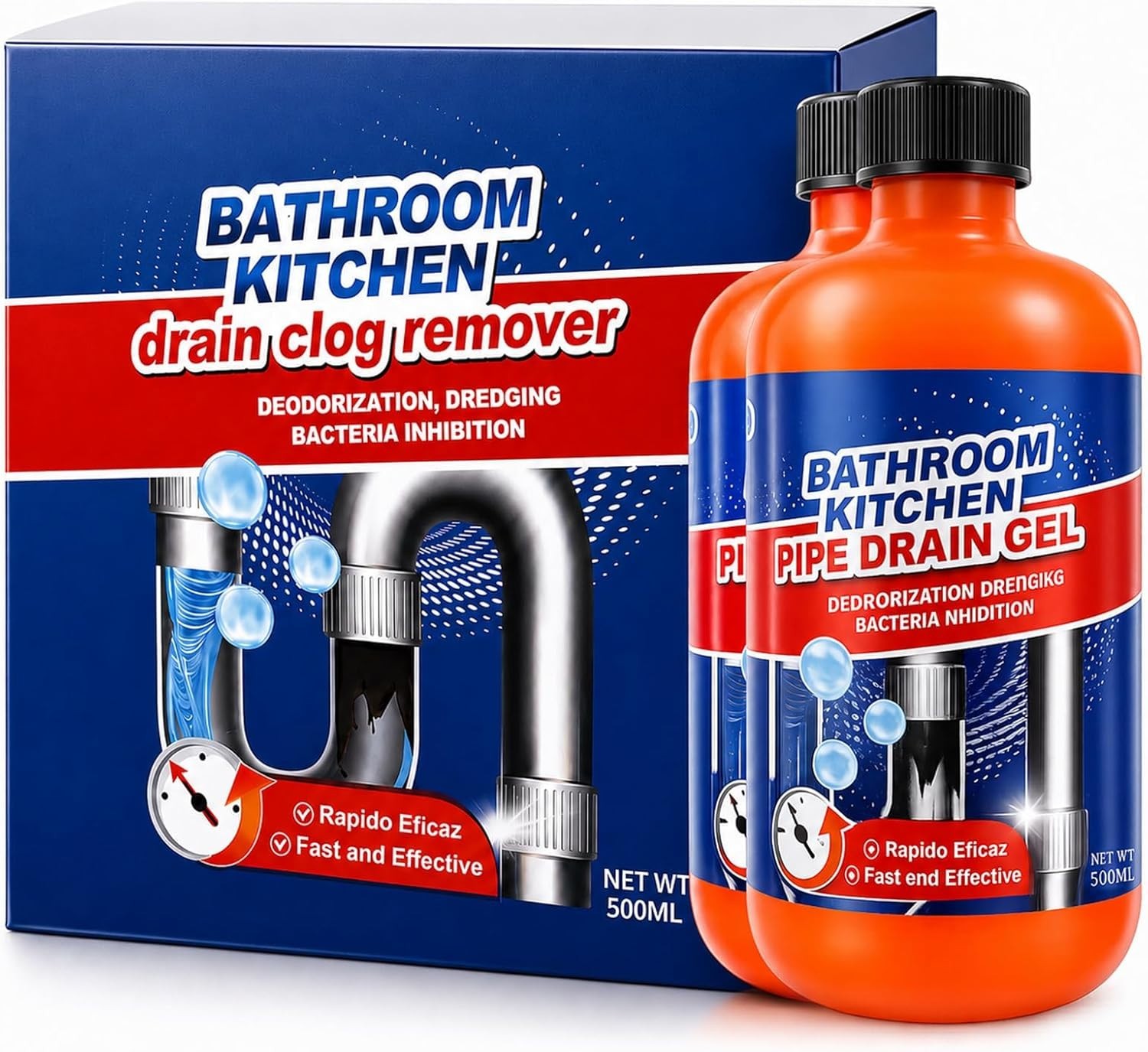 Drain Clog Remover, Liquid Plumber Drain Cleaner, Sink Cleaner, Pipe Cleaners(2