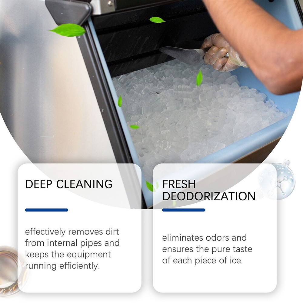 Ice Machine Cleaner Maker Descaler 12PCS Clean Tablets Gentle Cleaning&Descaling