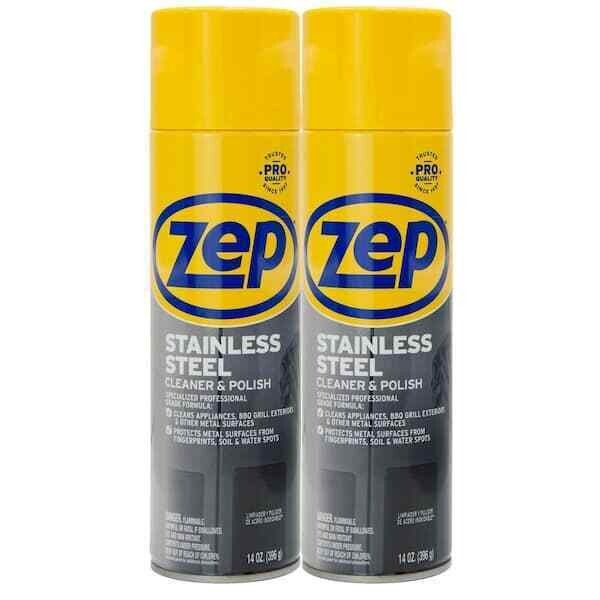 Zep Stainless Steel Polish Cleaner (Pack Of 2) 14 Oz. Free shipping