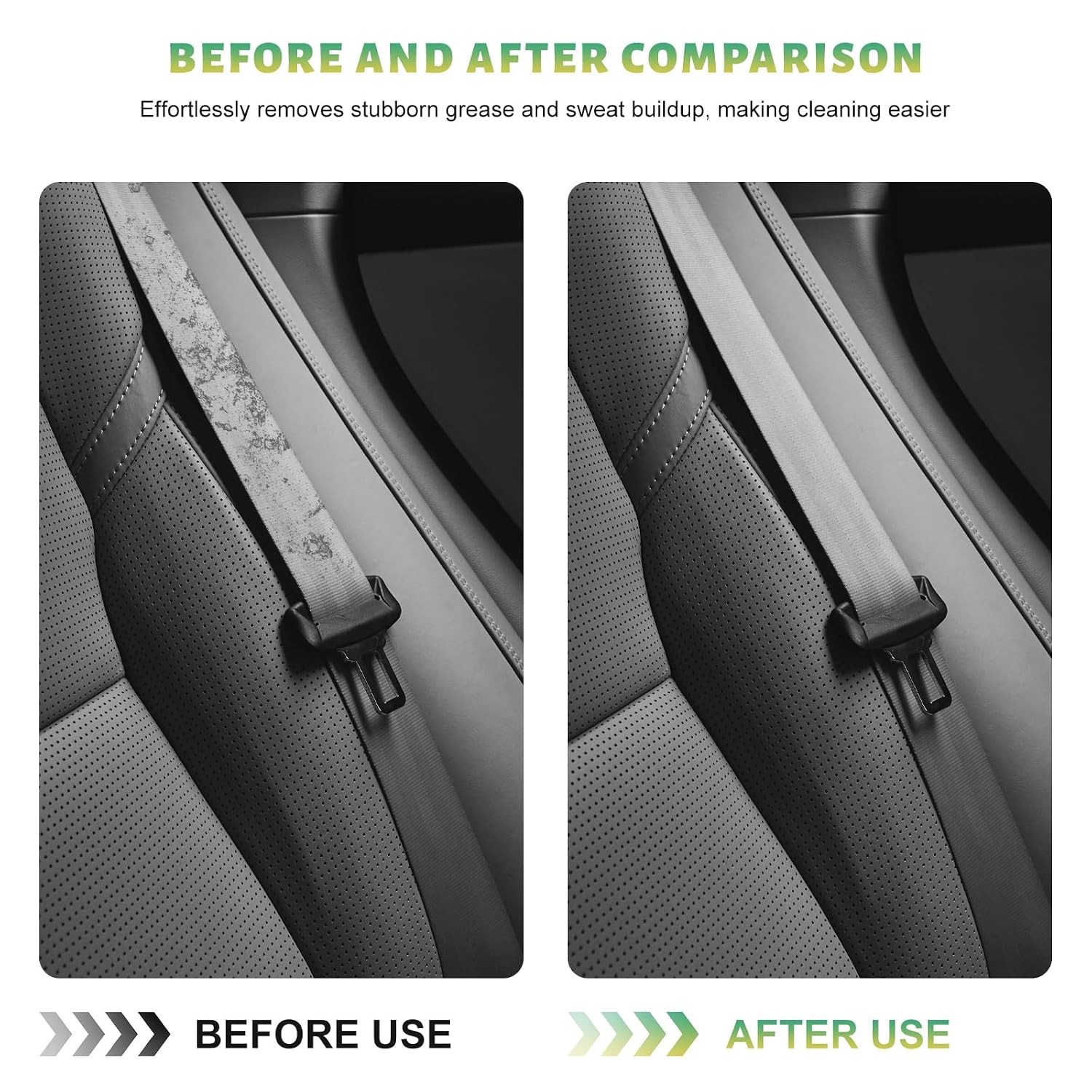 Car Seat Belt Cleaning Brush Nonslip U-Shaped Safety Belt Washing Tool