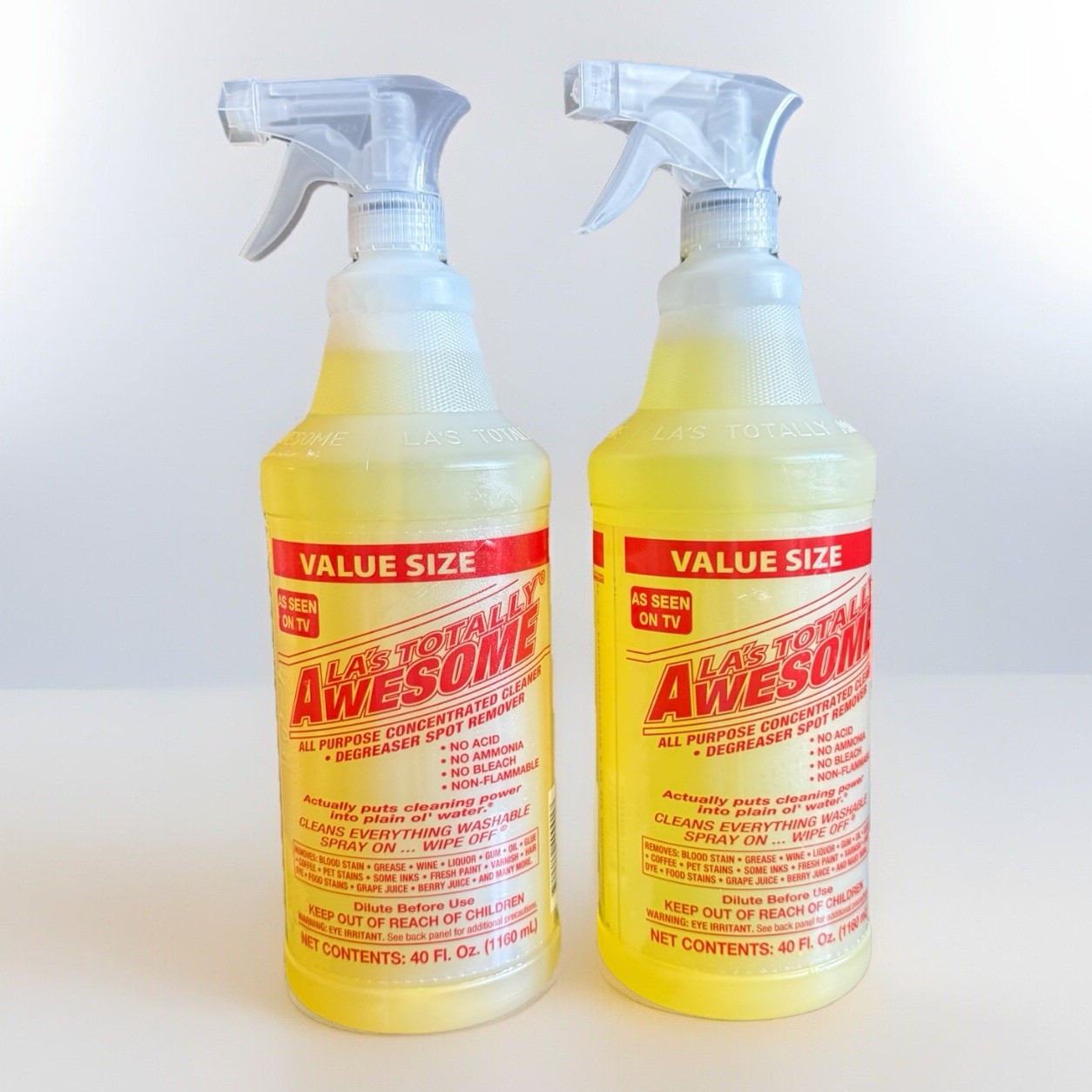 (2) LA’s Totally Awesome All-Purpose Cleaner & Degreaser, Original, 40oz Each