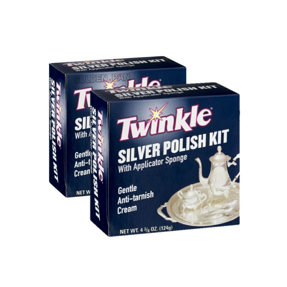 Malco Twinkle Silver Polish Cleaning Kit 4.4 Ounces (Pack of 2)