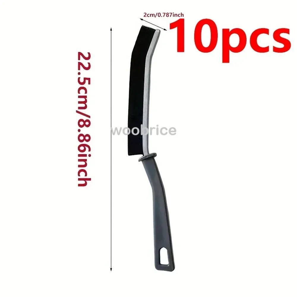 Long Handle Crevice Cleaning Brush Hard Bristle Gap Tile Grout Bathroom Kitchen