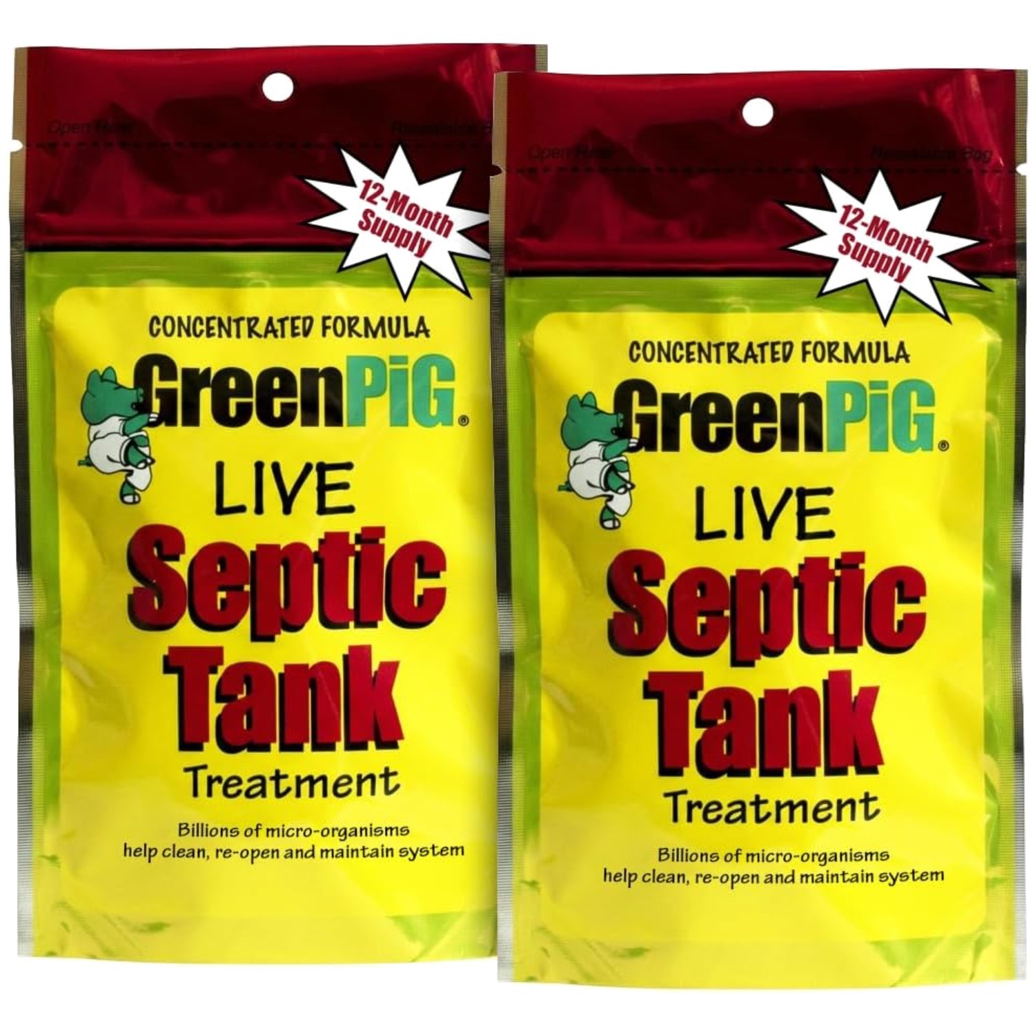 Septic Tank Treatment Packets – 8 Count